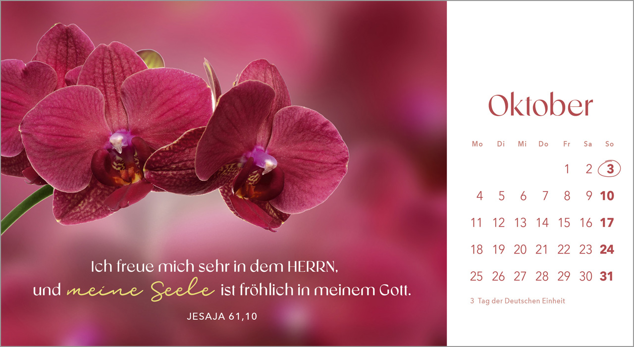 Augenblicke der Anbetung 2027 – Postkartenkalender