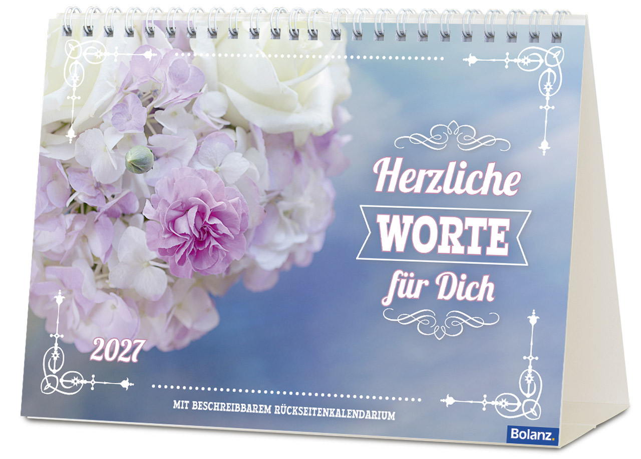 Herzliche Worte für dich 2027 – Panoramakalender