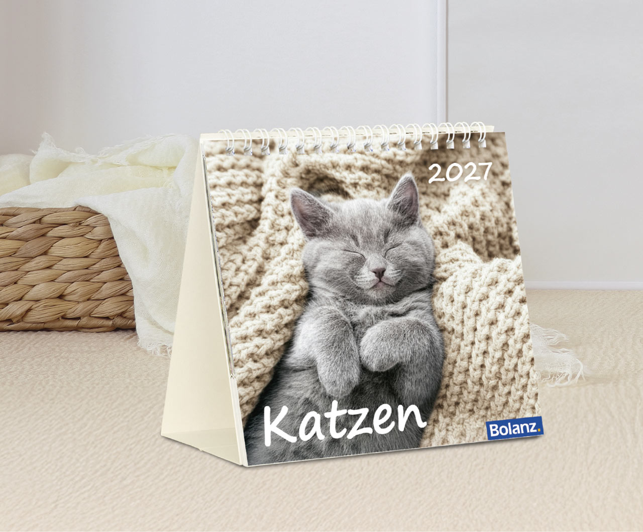 Katzen 2027 – Tischkalender