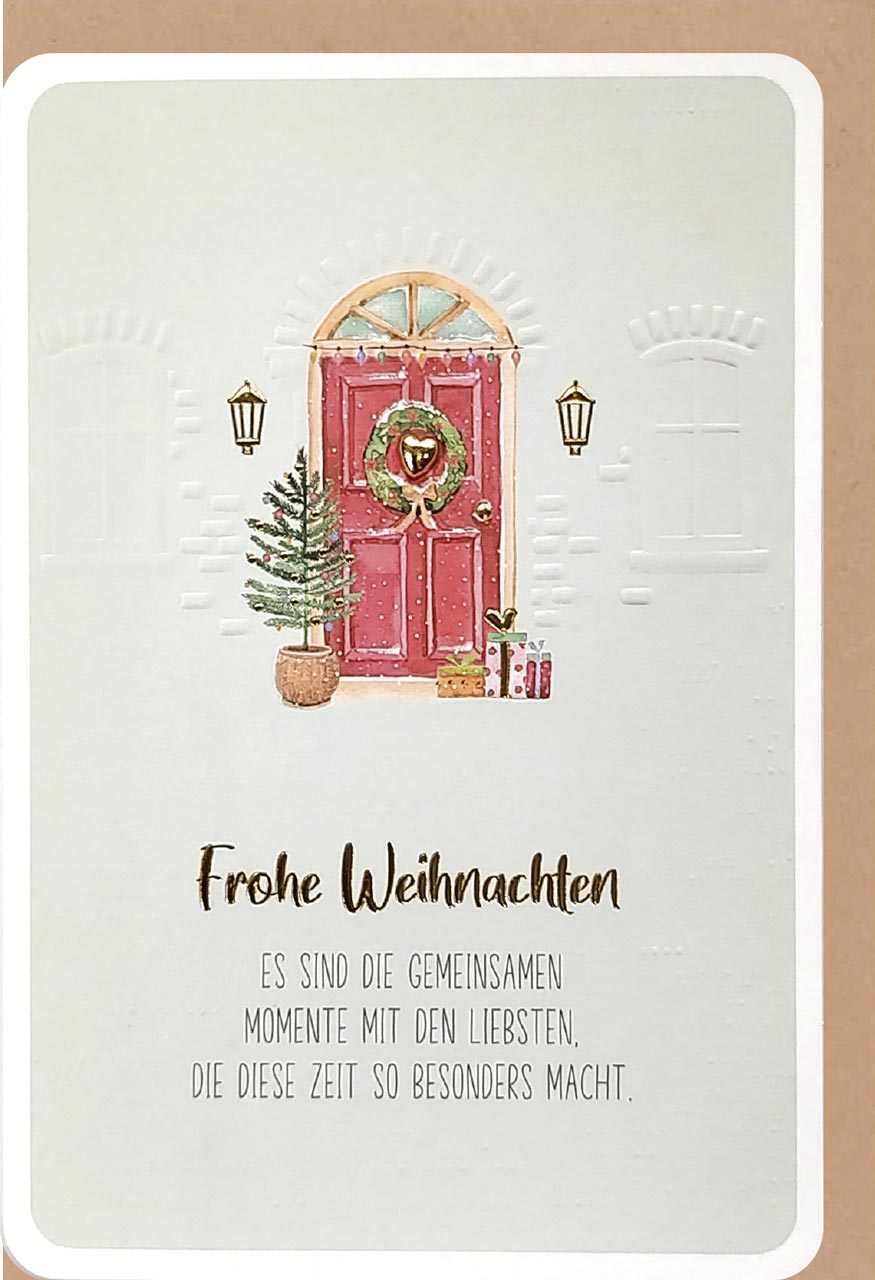 Faltkarte Frohe Weihnachten Gemeinsame Momente