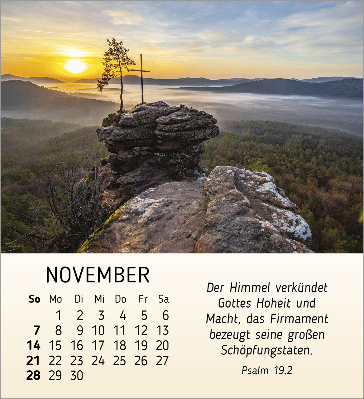 Schönheit des Lichts 2027 – Tischkalender