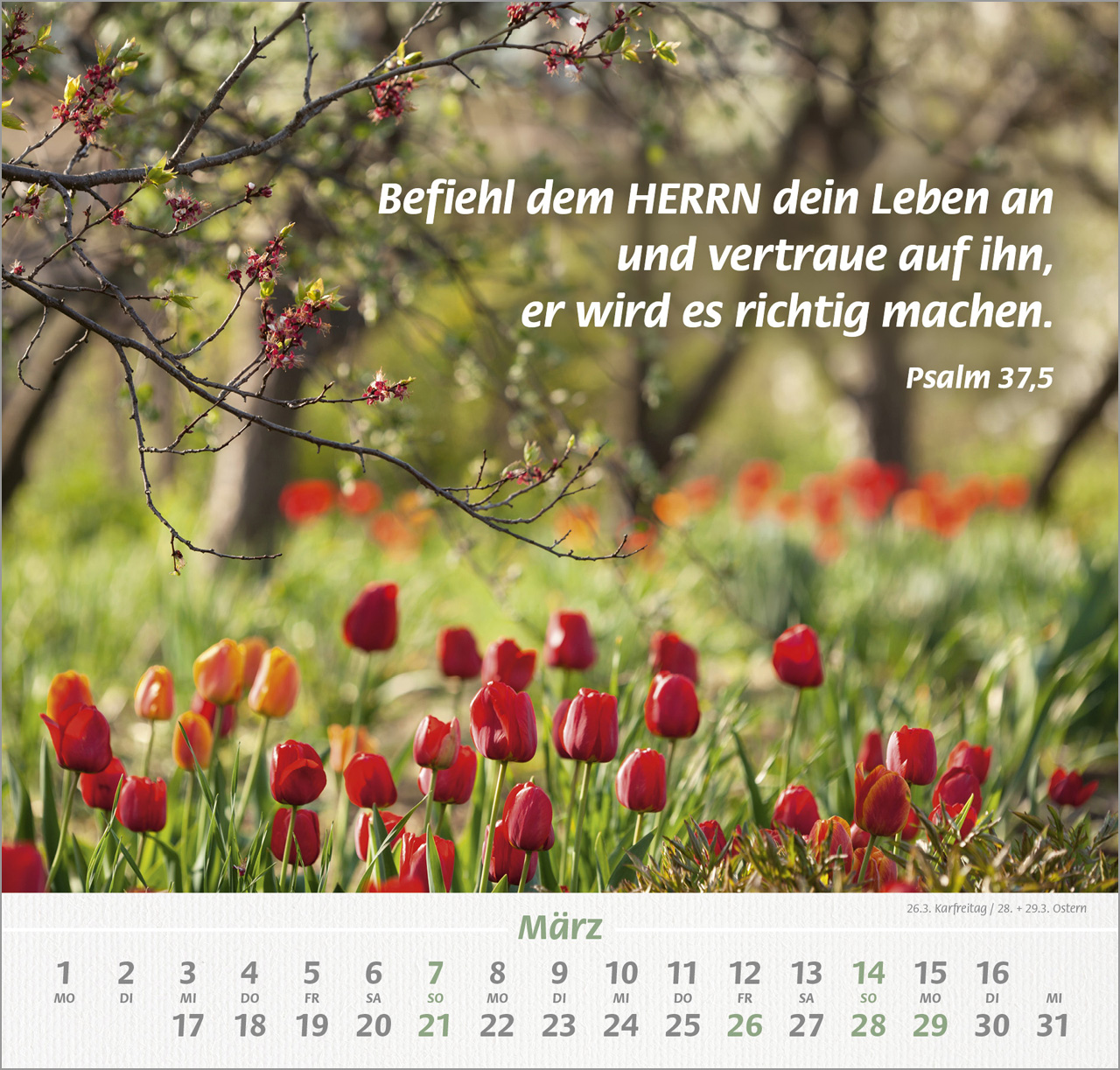 Denn du bist bei mir 2027 – Wandkalender