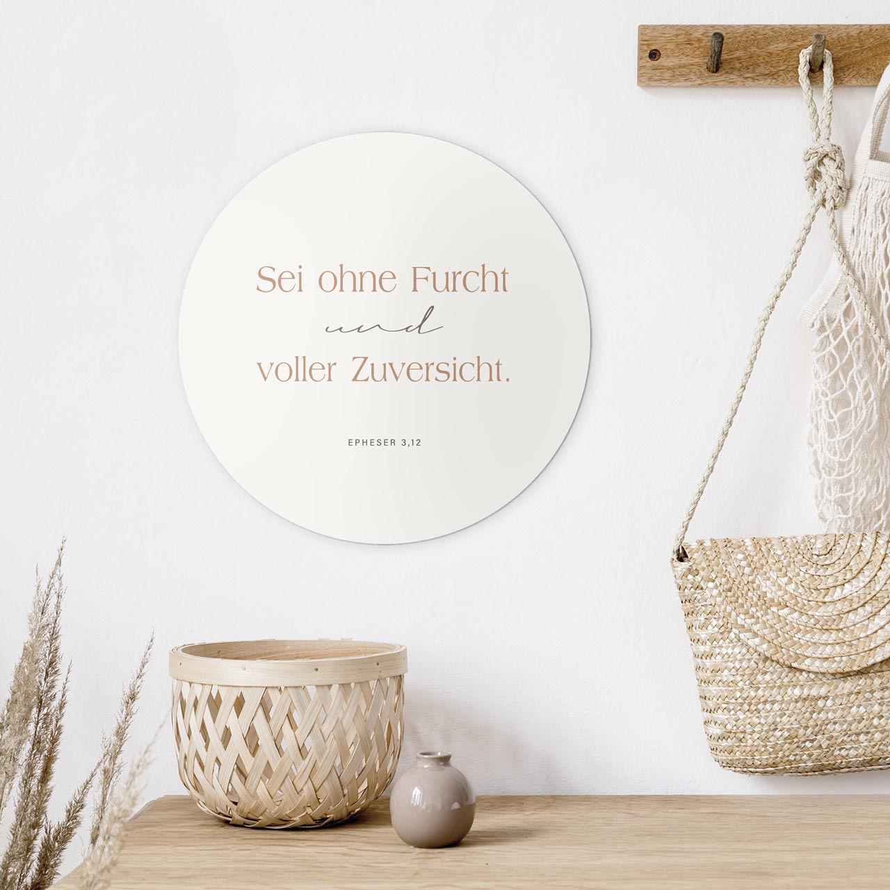Wandschmuckbild Zuversicht 25 cm