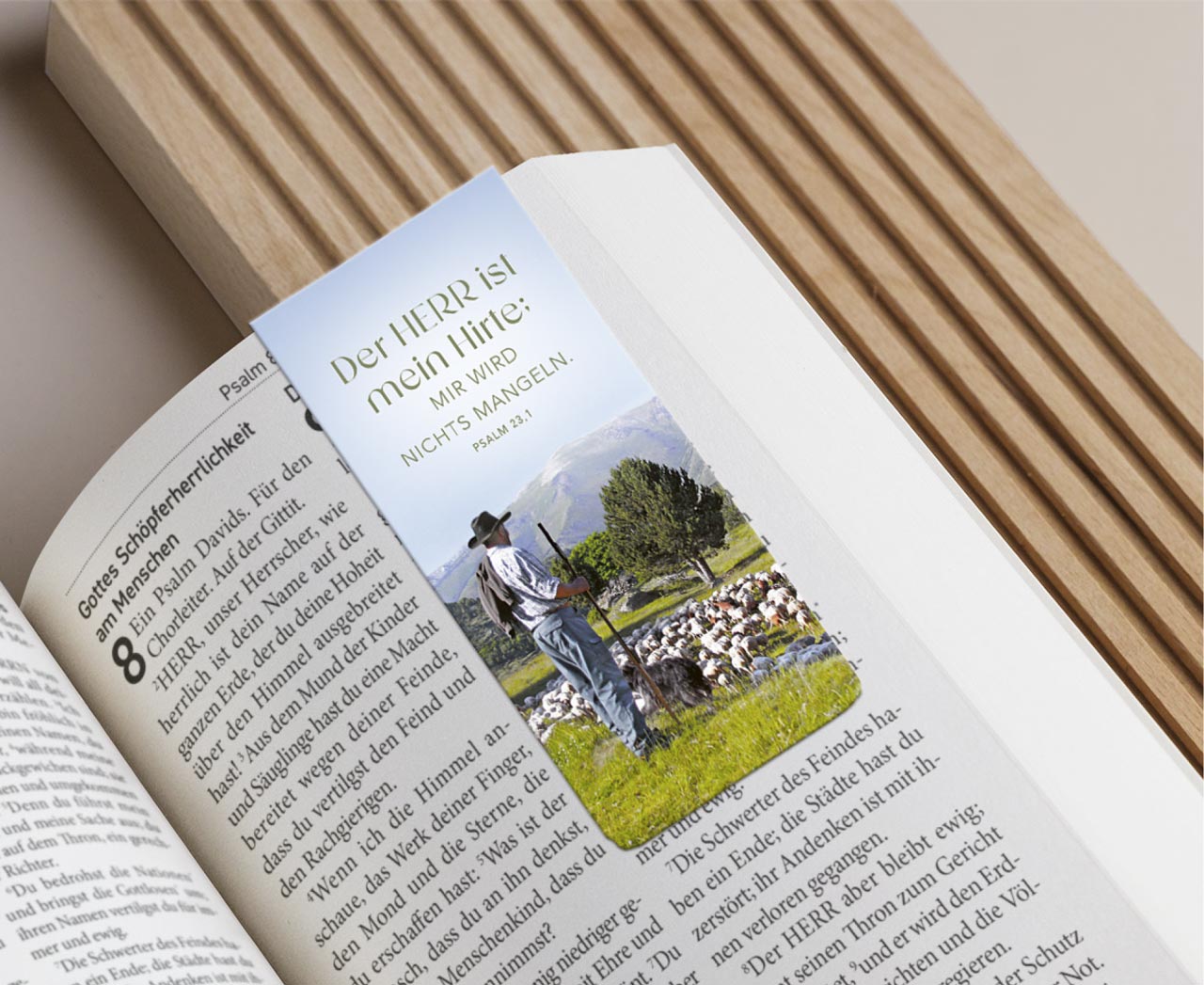 Magnetlesezeichen Der Herr ist mein Hirte