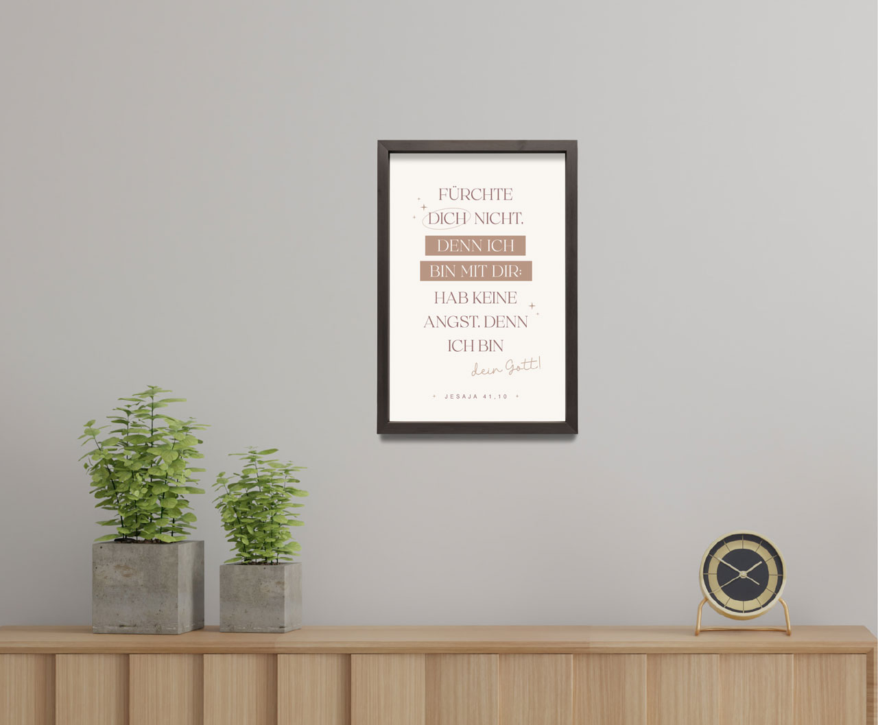 Poster Jahreslosung 2027 Fatzer alive A4