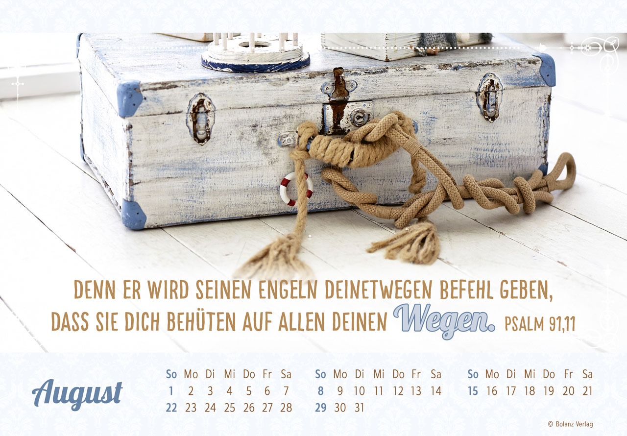 Herzliche Worte für dich 2027 – Panoramakalender
