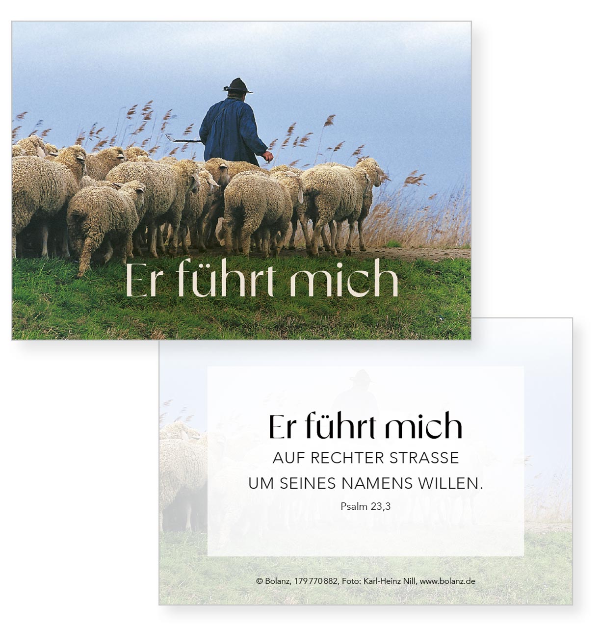 Neujahrslose Der Herr ist mein Hirte