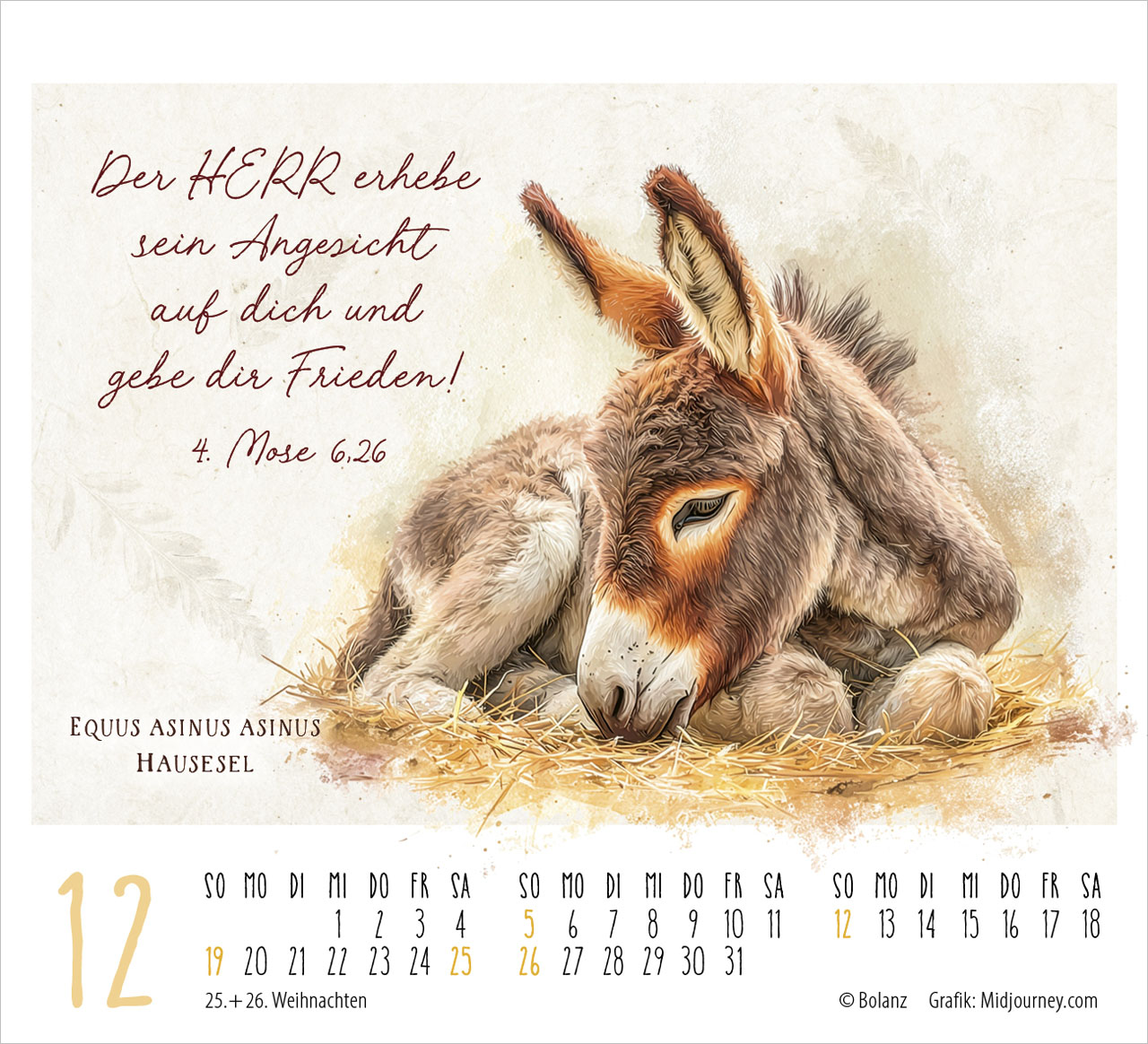 KunstWerke des Schöpfers 2027 – Minikalender