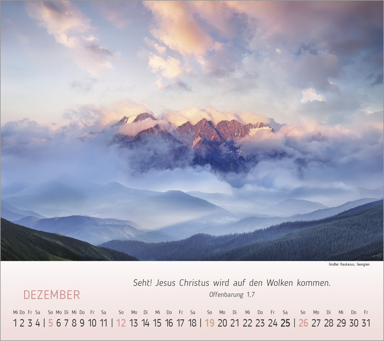 Wunderbare Bergwelt 2027 – Tischkalender