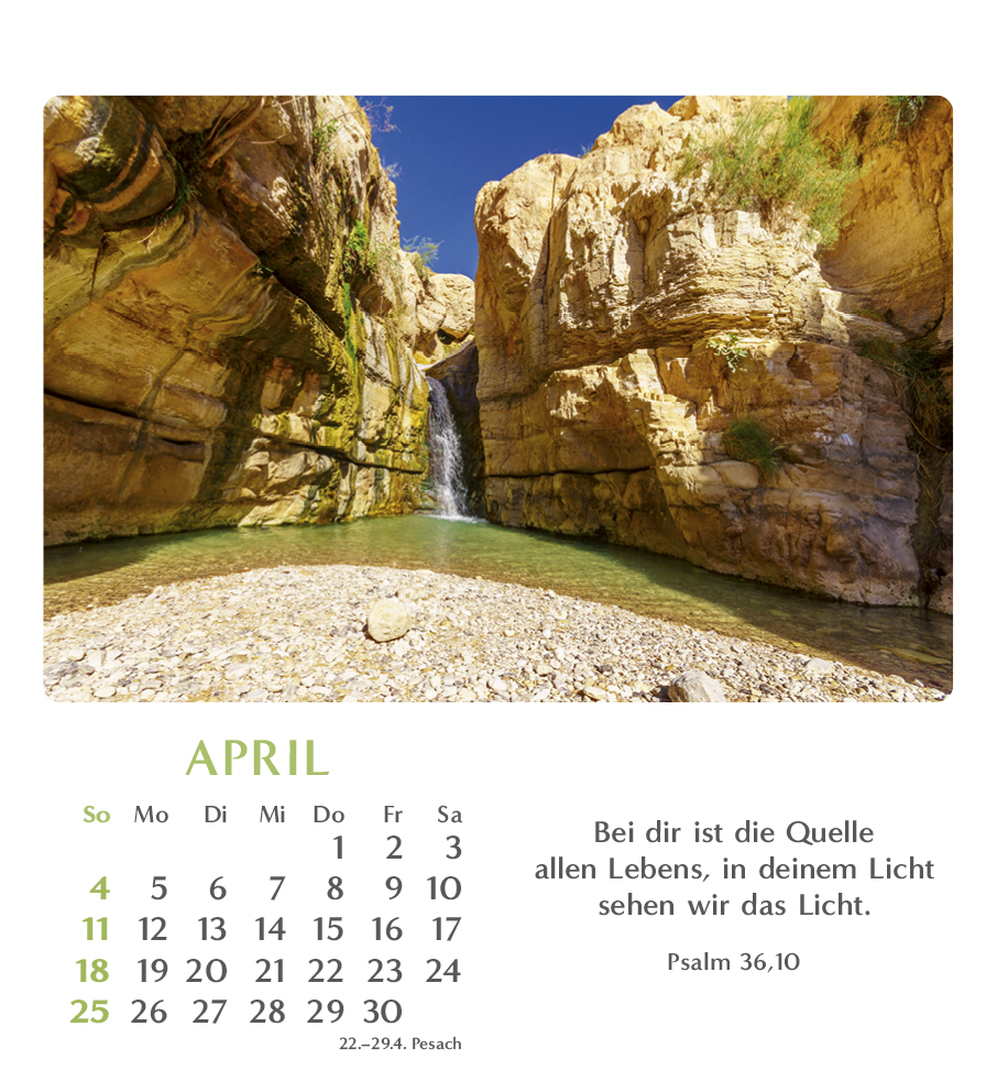 Geliebtes Israel 2027 – Tischkalender