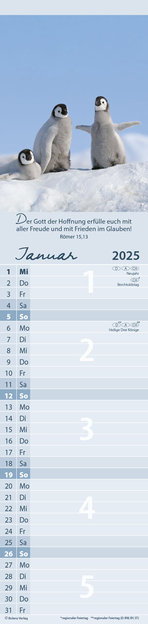 Für Euch 2025 - Streifenterminplaner