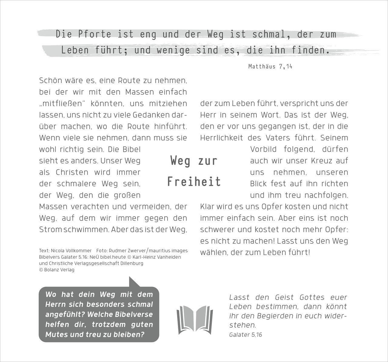Ich bin der Weg 2027 – Wandkalender