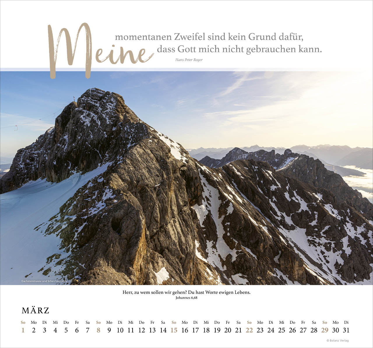 Fels meiner Stärke -Wandkalender 2026 Fels meiner Stärke -Wandkalender 2026