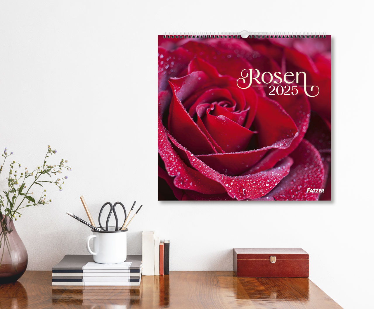 Rosen Wandkalender