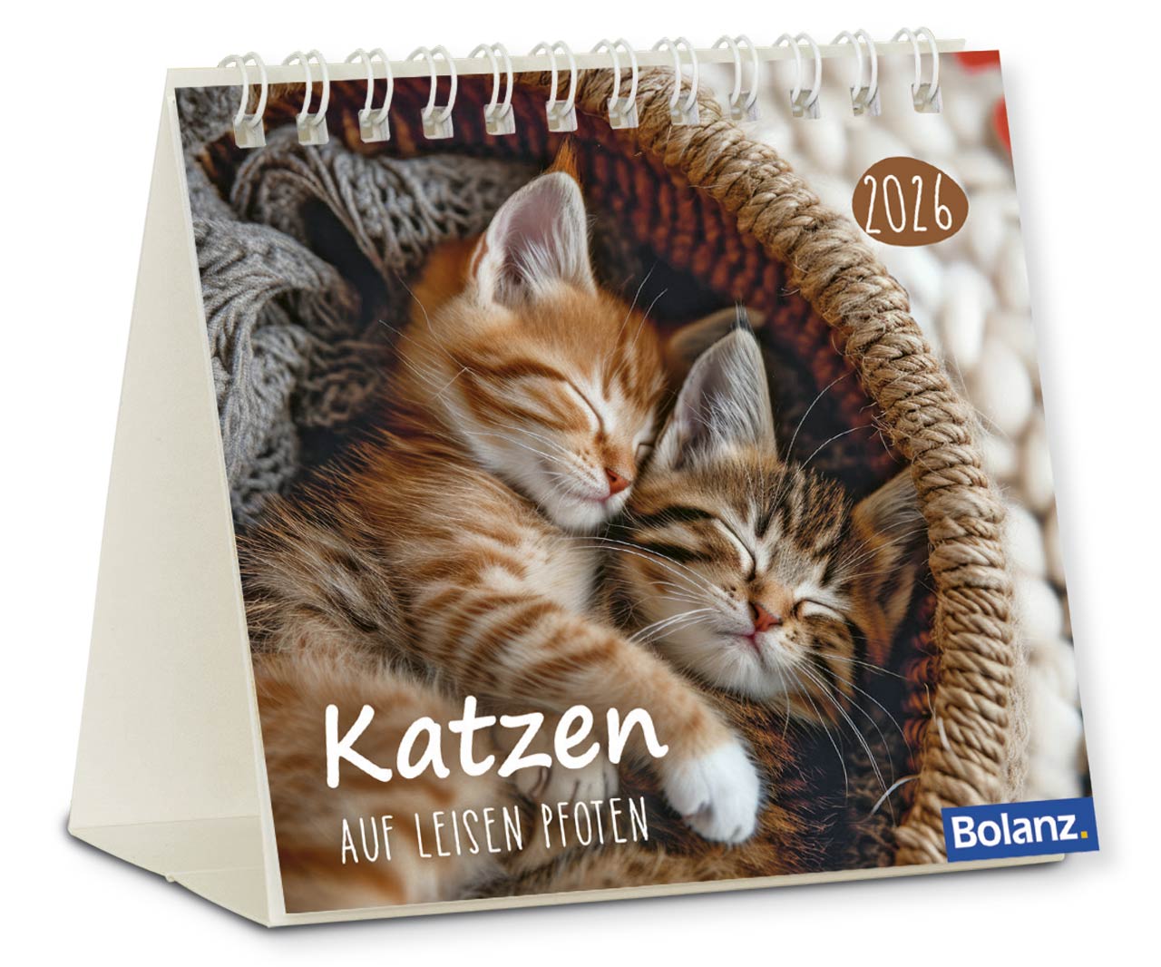 Katzen - auf leisen Pfoten  - Minikalender 2026