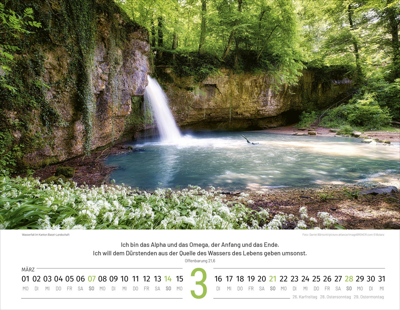 Schweiz 2027 - Wandkalender