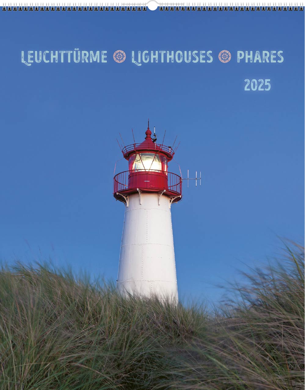 Leuchttürme - Lighthouses - Phares 2025 - Super Wandkalender