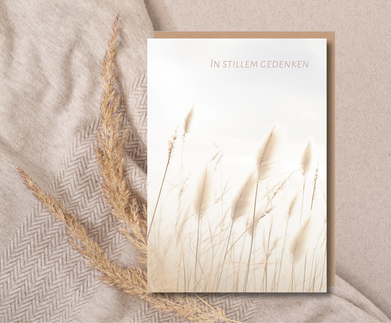 Faltkarte In stillem Gedenken