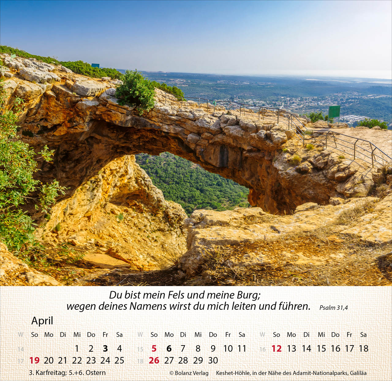 Israel Shalom 2026 - Tischkalender Israel Shalom 2026 - Tischkalender