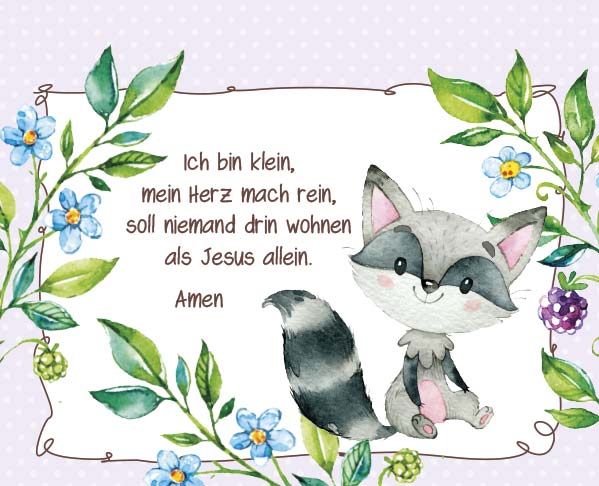 Postkartenaufstellbuch Kindergebete