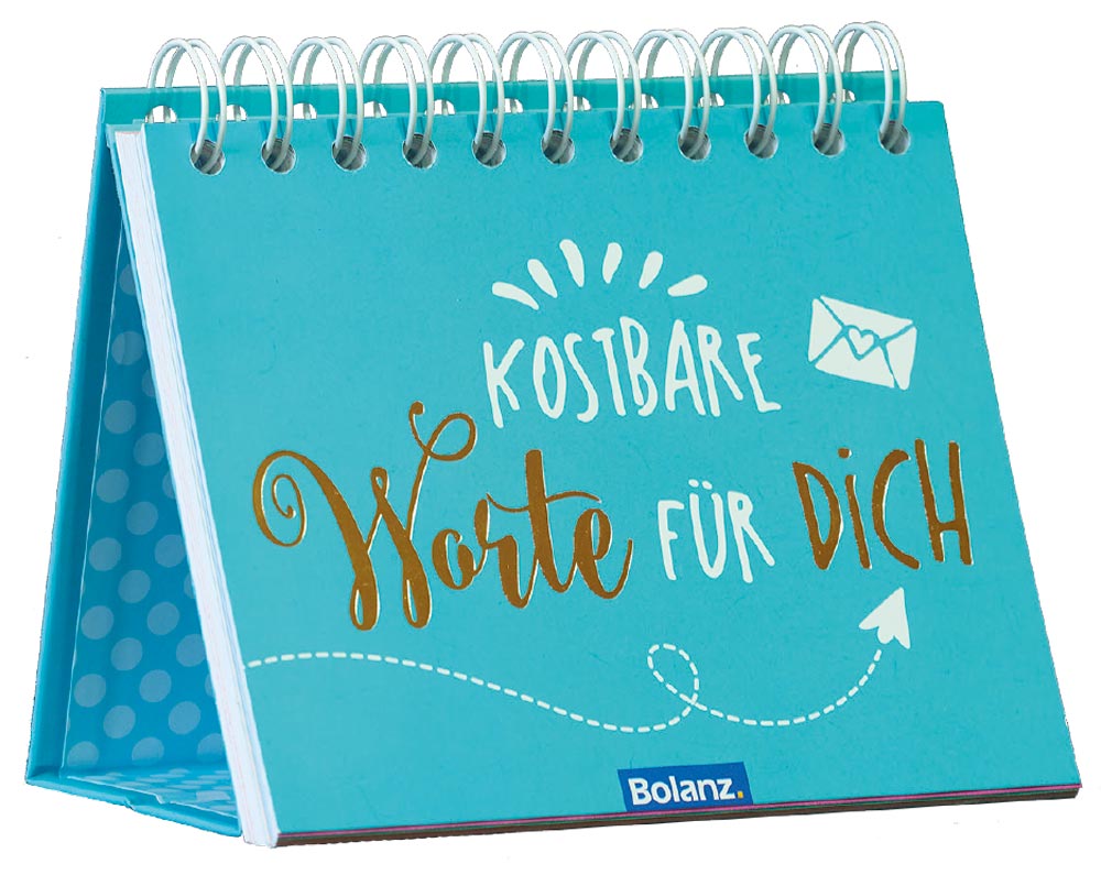 Postkartenaufstellbuch - Kostbare Worte für Dich