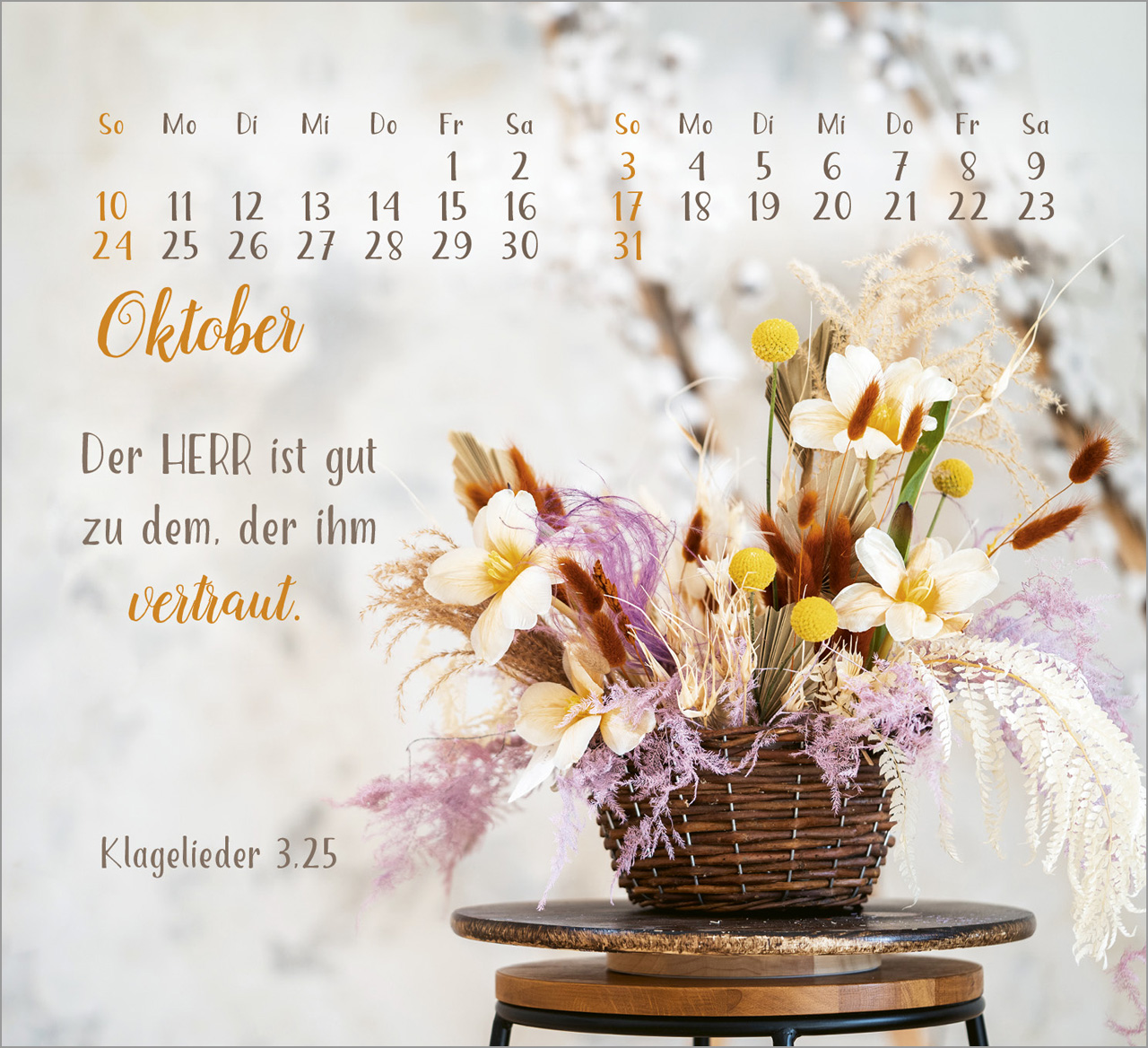 Sei gesegnet! 2027 – Tischkalender