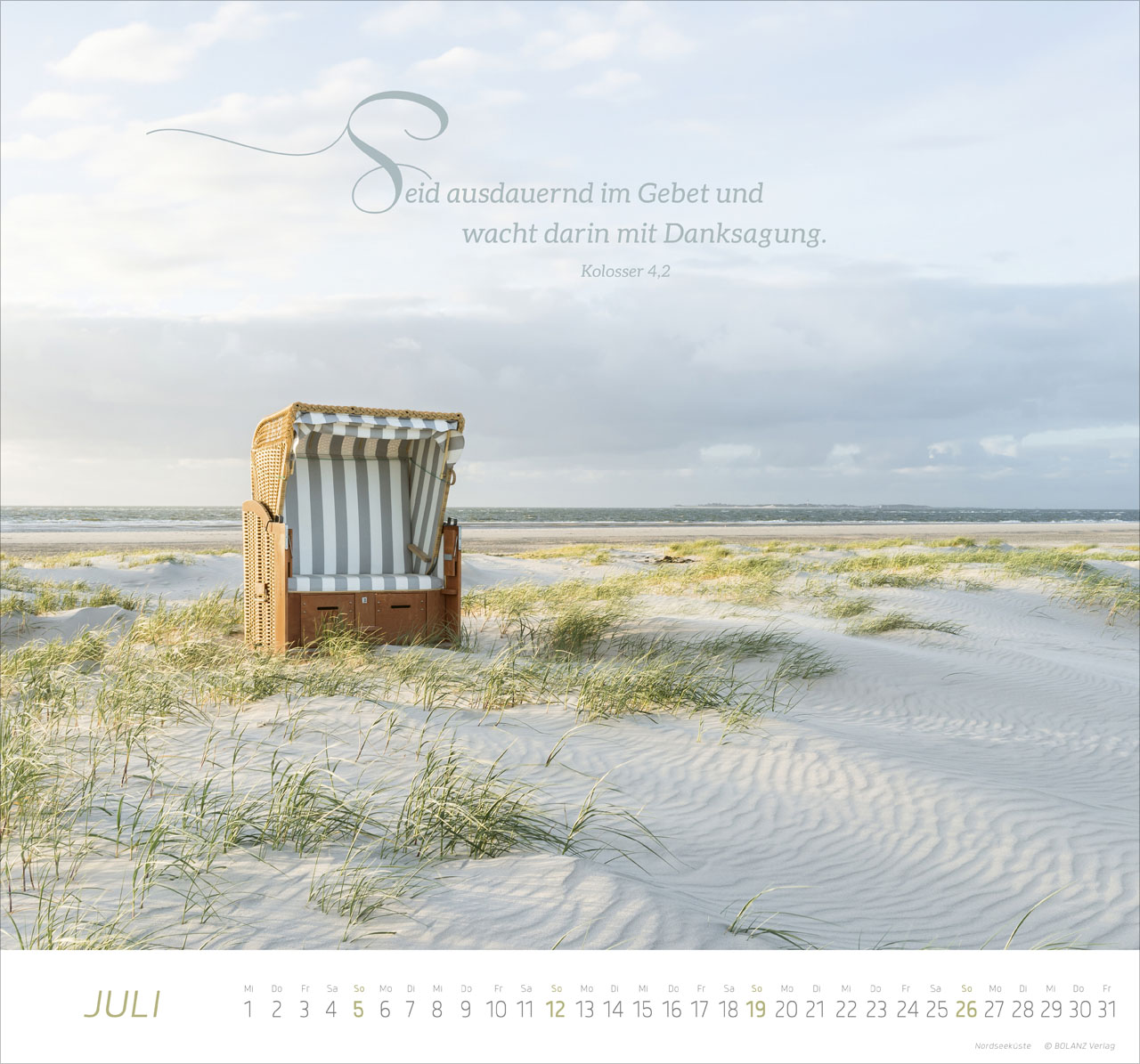 Zeit für Meer 2026 - Wandkalender
