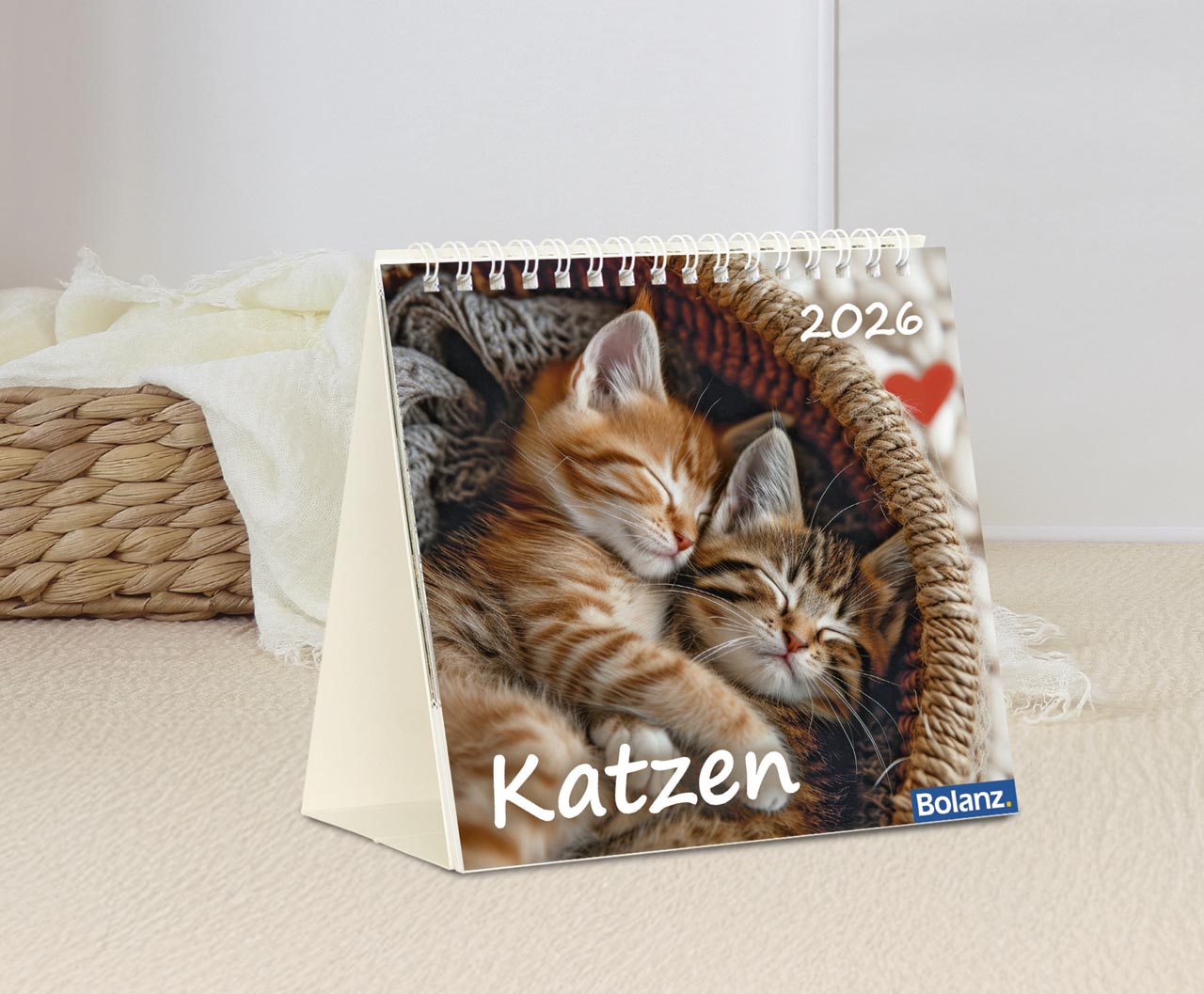 Katzen 2026 - Tischkalender