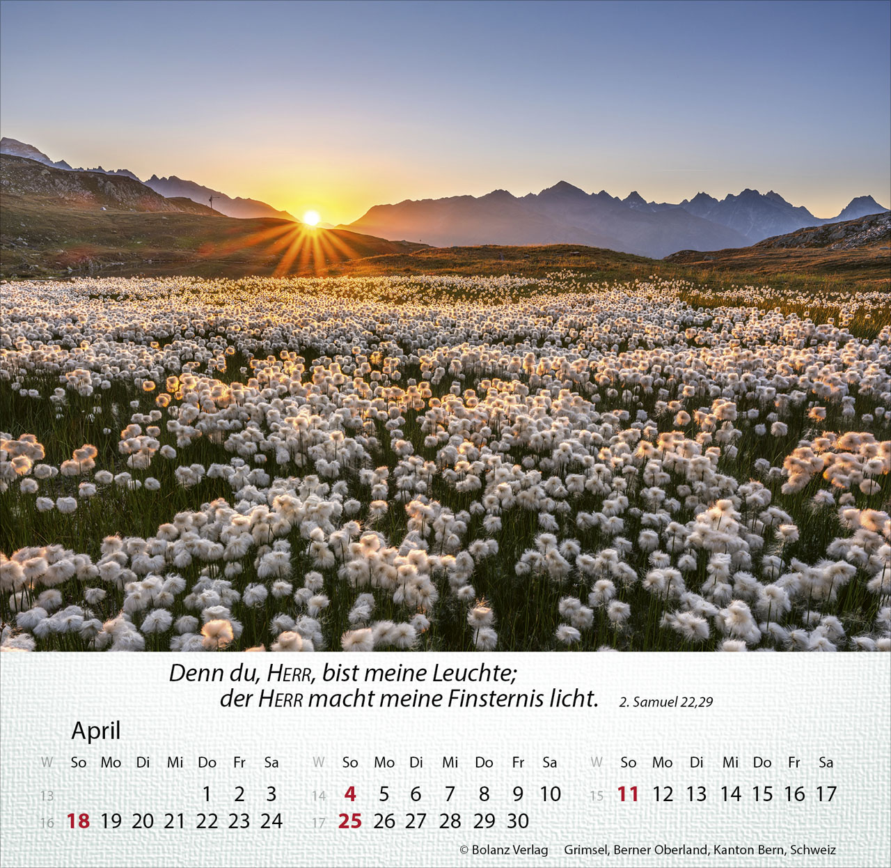 Berge 2027 – Tischkalender