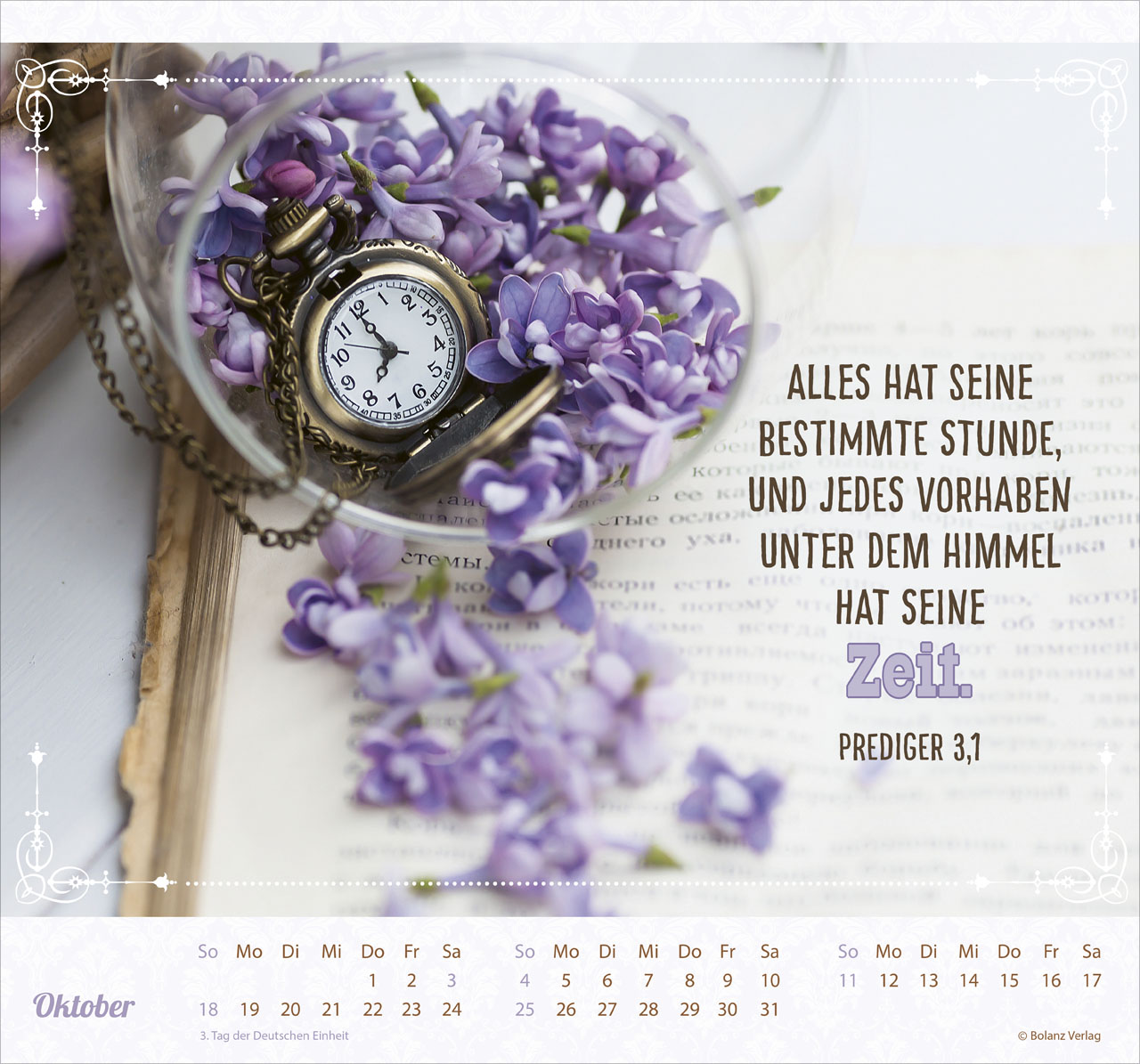 Am Anfang war das Wort 2026 - Wandkalender