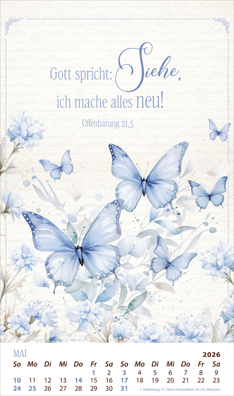 Die Kraft der Worte 2026 - Posterkalender