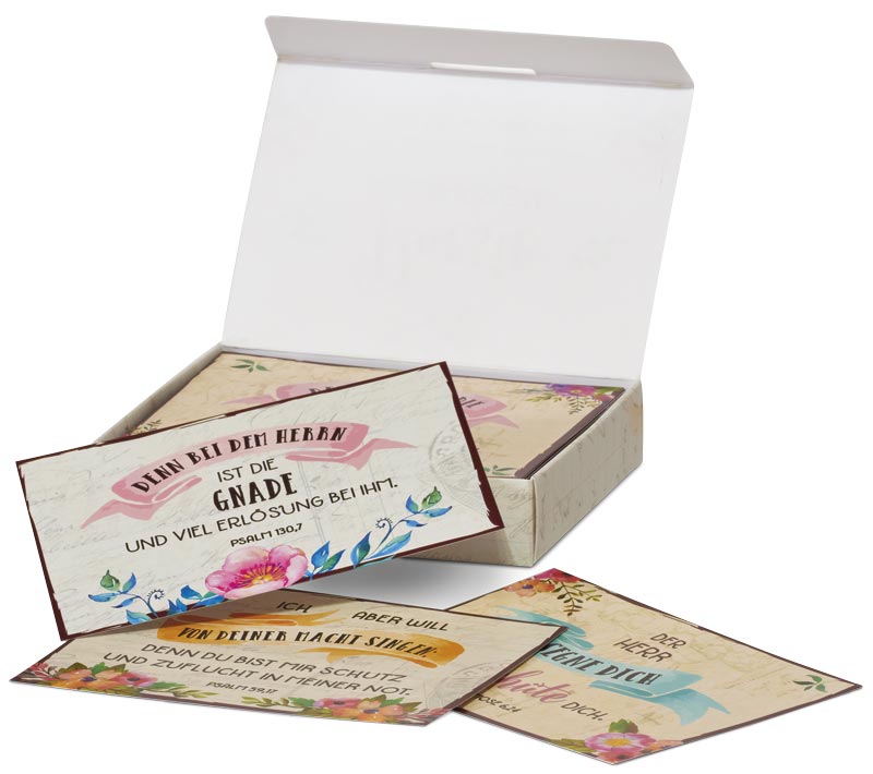 Neujahrslose mit Poesiemotiven