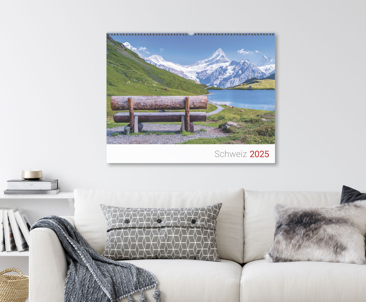 Schweizer Bergwelten Wandkalender 2025