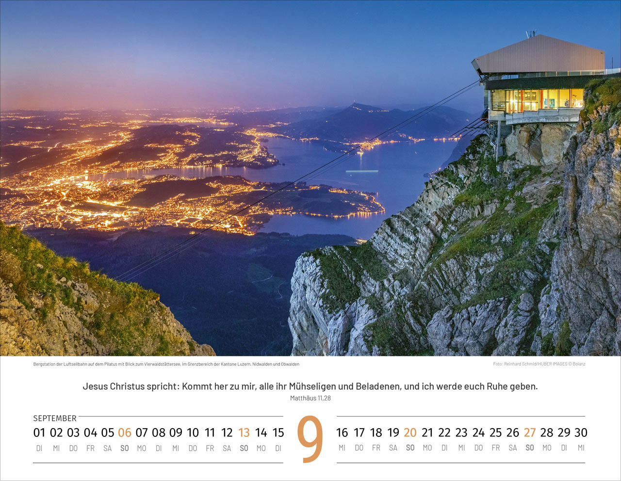 Schweiz 2026 - Wandkalender (polnisch)