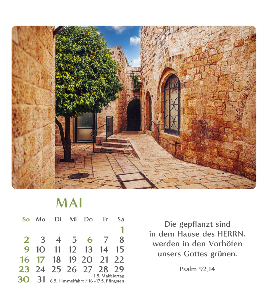 Geliebtes Israel 2027 – Tischkalender