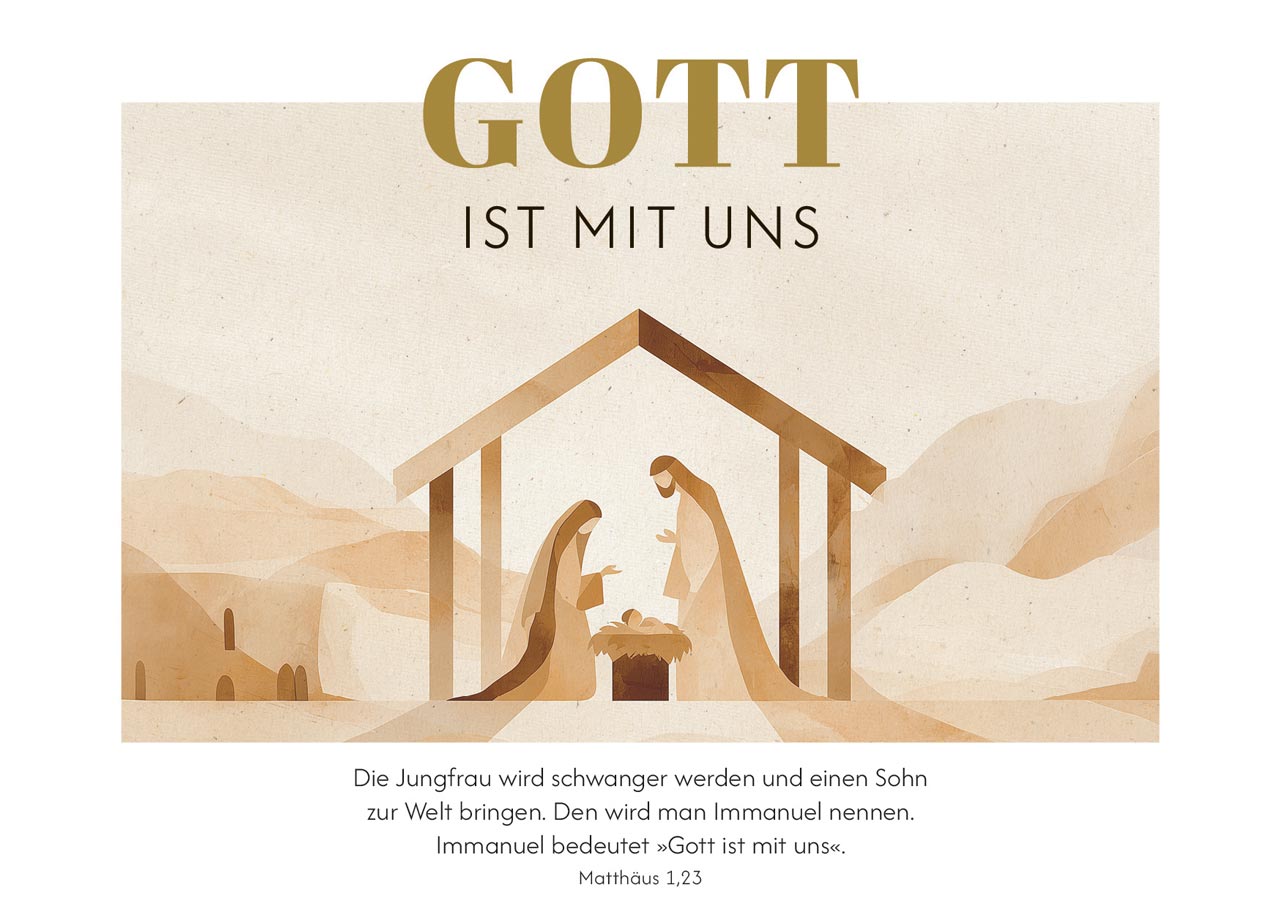 Postkartenbox Weihnachten