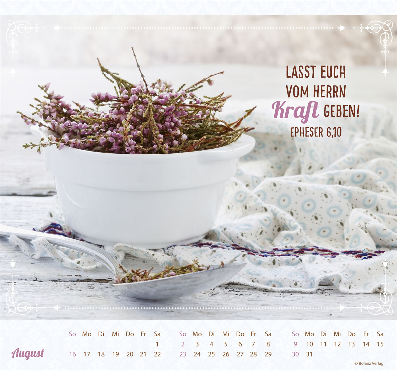 Am Anfang war das Wort 2026 - Wandkalender