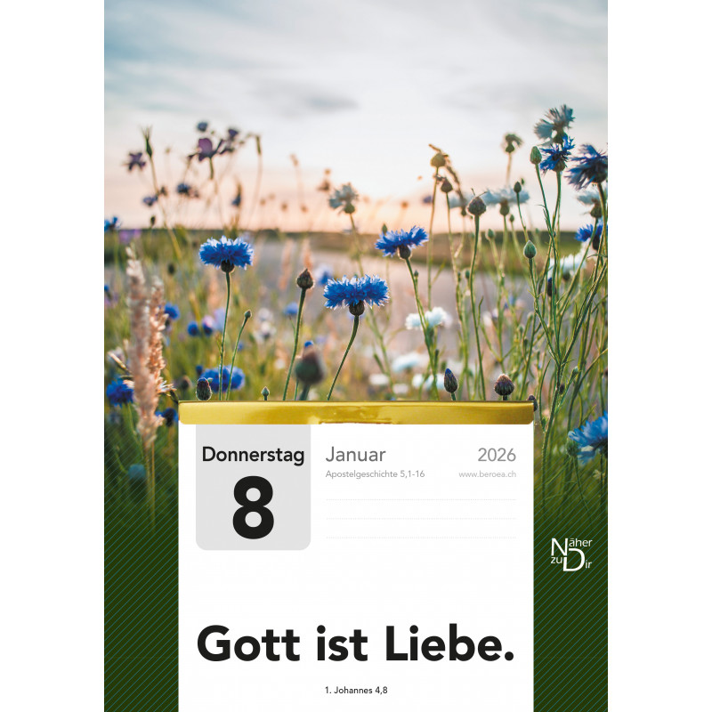 Näher zu Dir 2026 - großer Abreißkalender