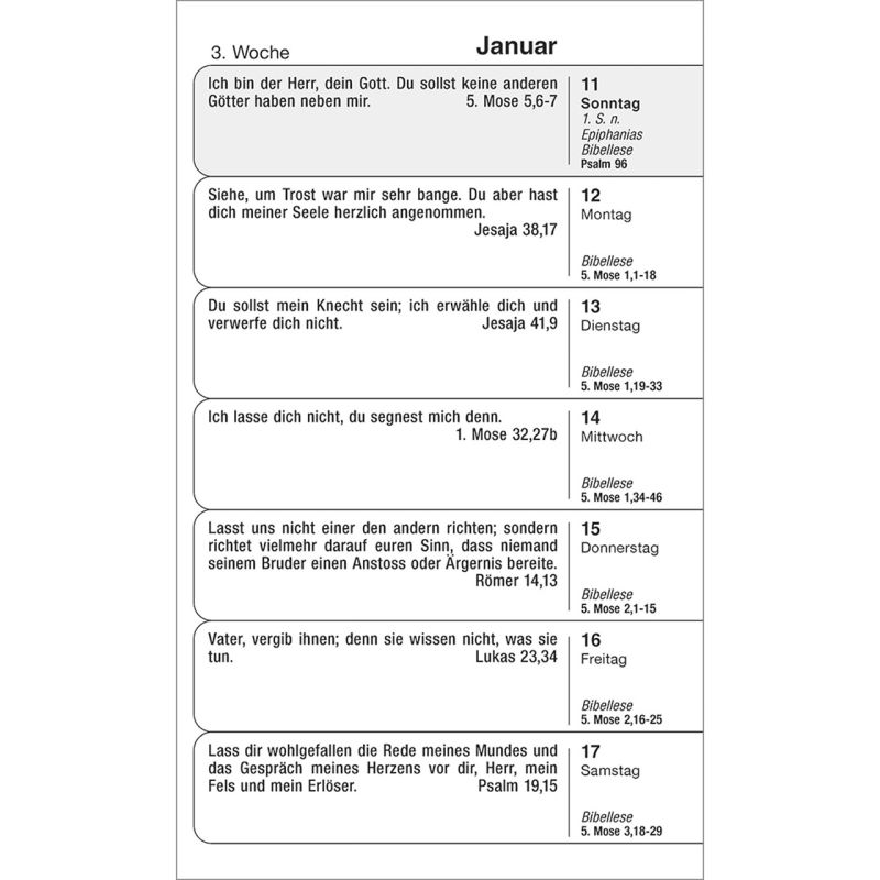 Gottes Wort für jeden Tag 2026
