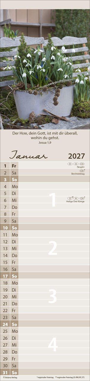 Von Mir zu Dir 2027 – Streifenterminkalender