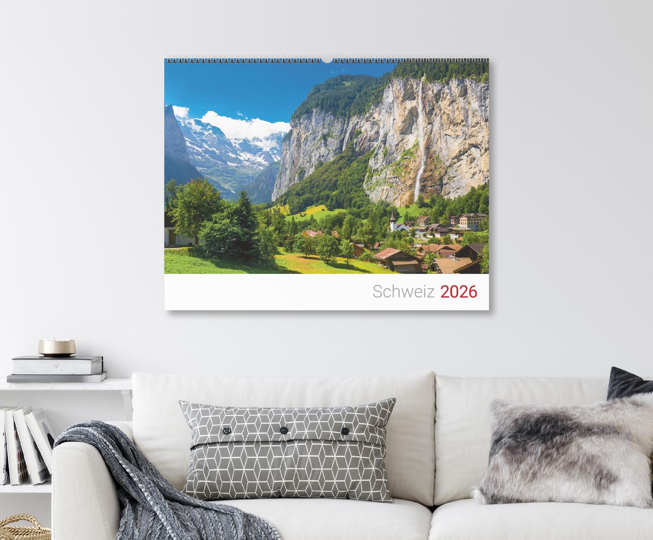 Schweiz 2026 - Wandkalender (polnisch)