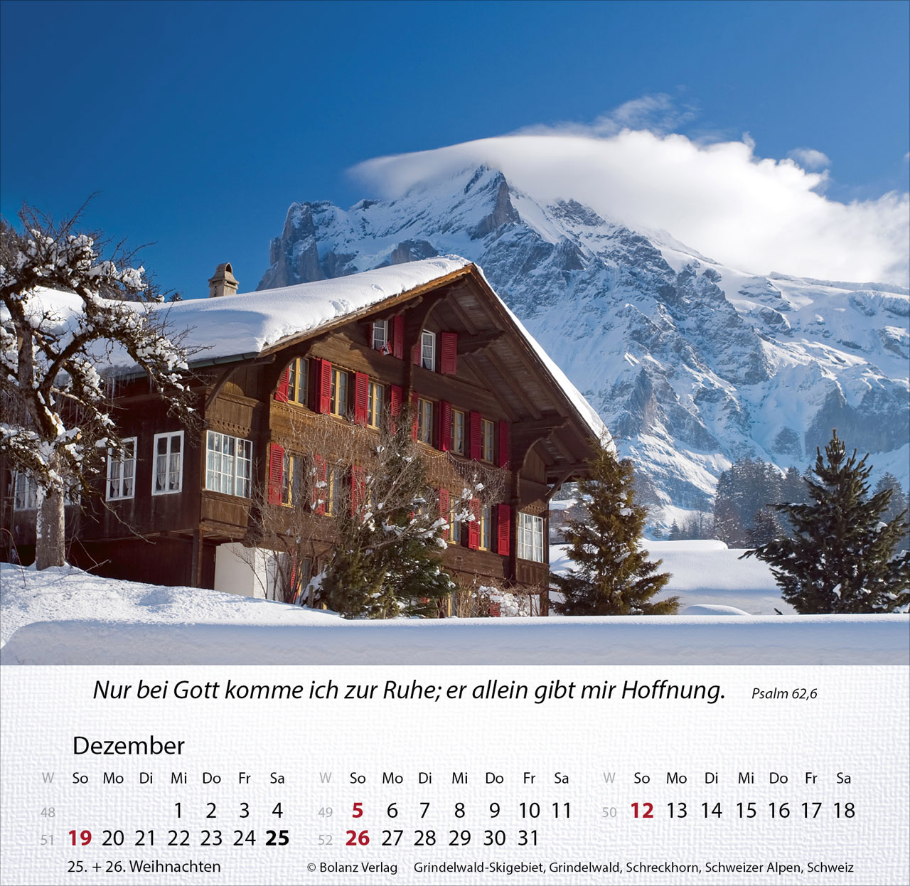 Berge 2027 – Tischkalender