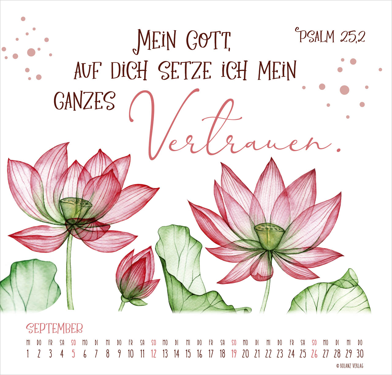Gesegnet Tag für Tag 2027 – Posterkalender