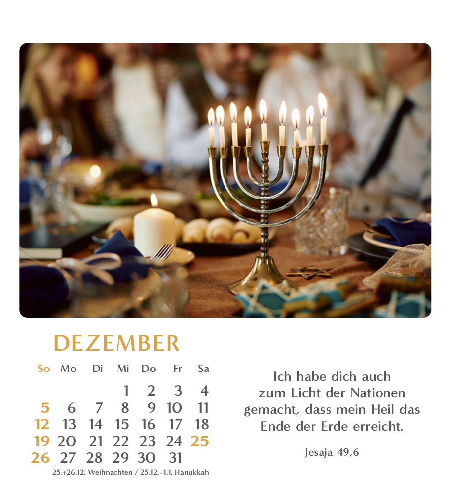 Geliebtes Israel 2027 – Tischkalender