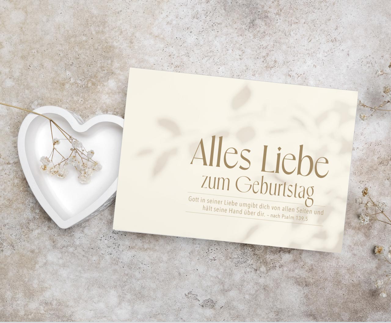 Postkarte Alles Liebe zum Geburtstag