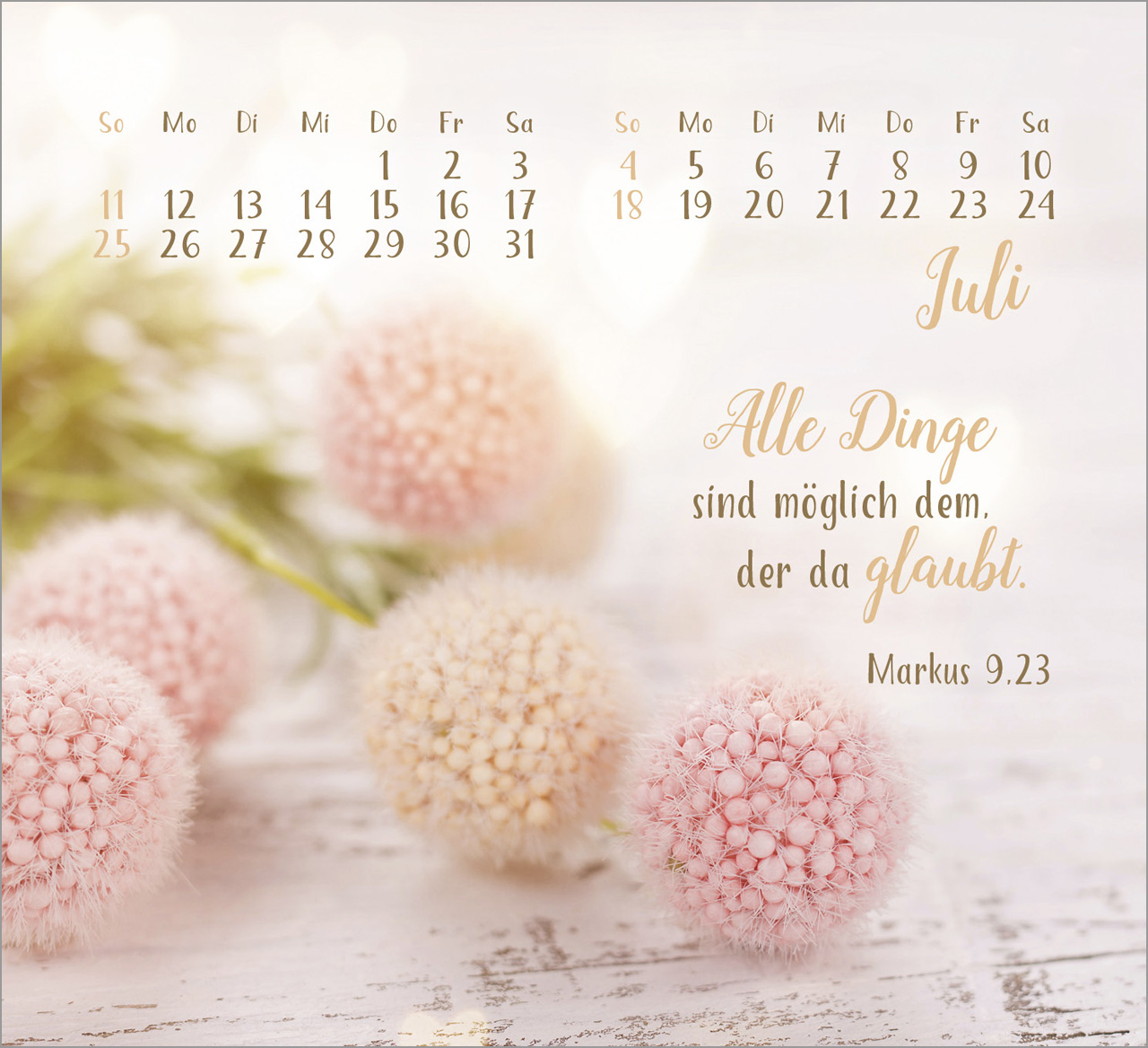 Sei gesegnet! 2027 – Tischkalender