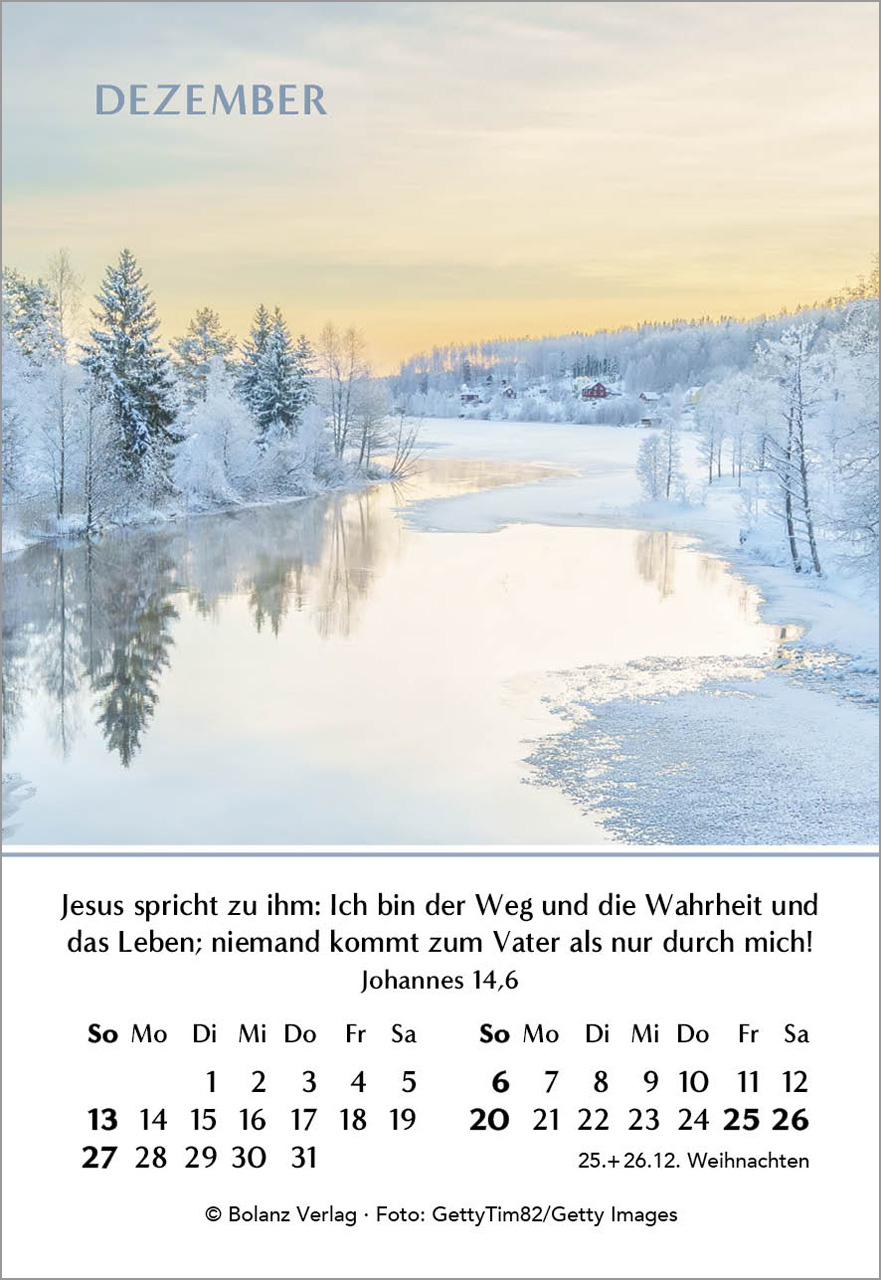 Ein Jahr der Hoffnung Mini-Kalender 2026
