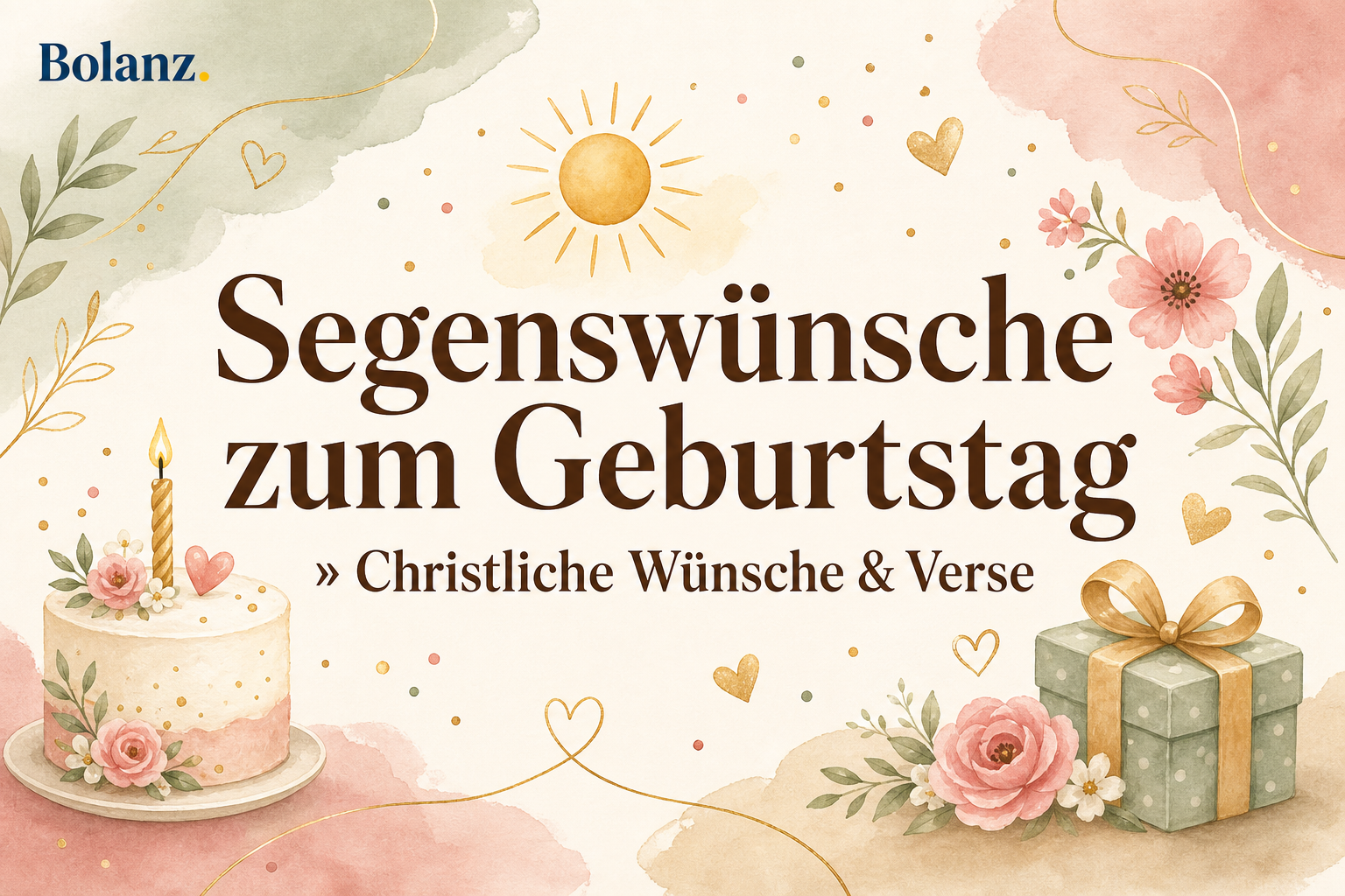 Segenswünsche zum Geburtstag: 50+ christliche Wünsche & Verse