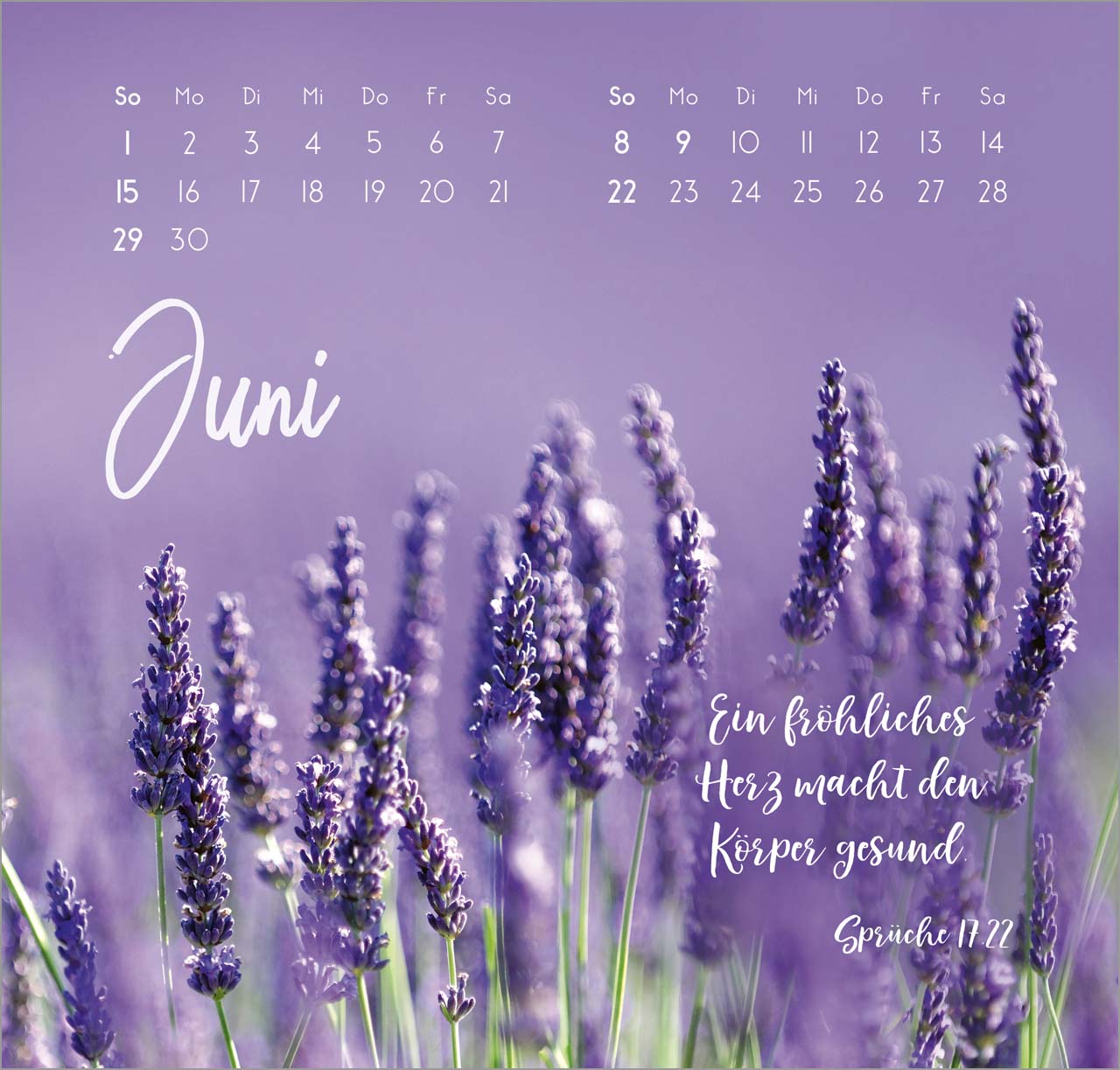 Zarte Blumengrüße Wandkalender