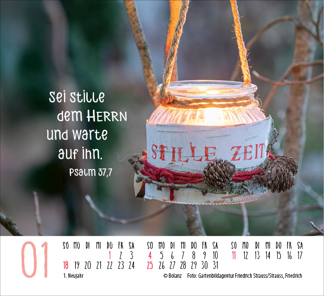 Atempause - Wohin du auch gehst 2026 - Minikalender
